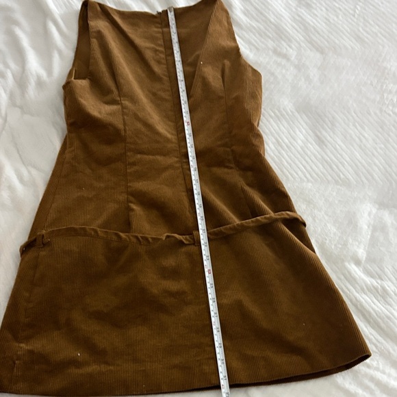 Zara Tan Corduroy Mini Dress - Picture 3 of 6